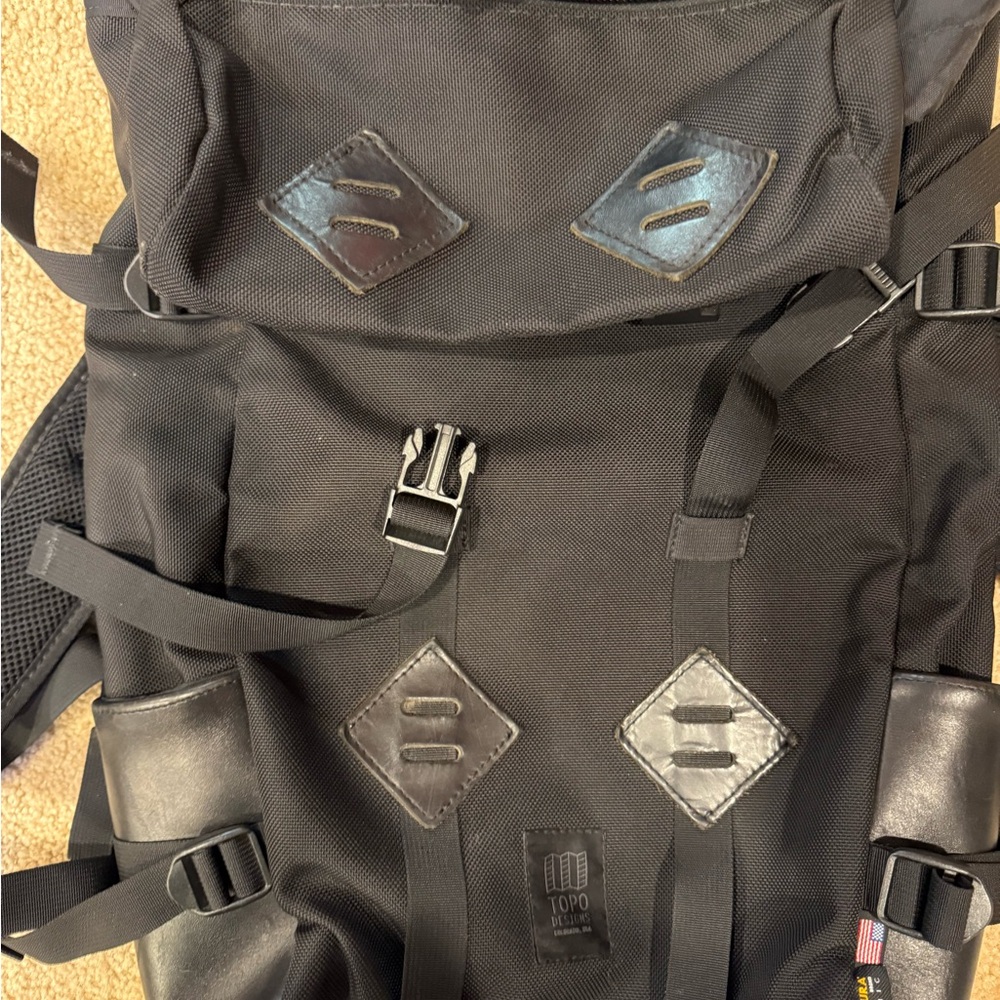 Topo designs Black Men's Backpack - Picture 2 of 3